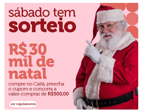 Sorteio 30 mil de natal