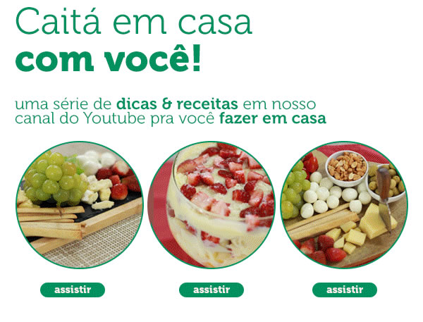 Caitá em casa com você