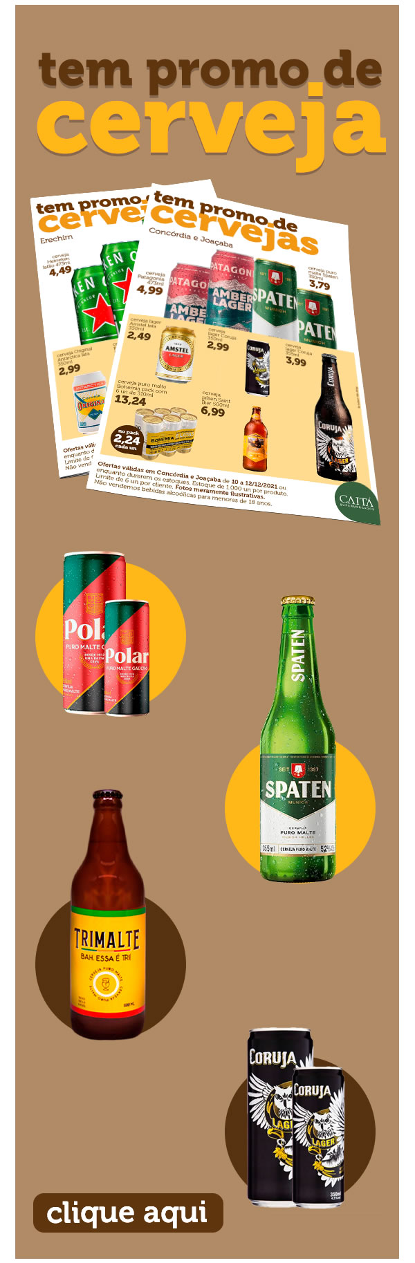 Tem provo de cerveja
