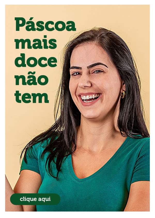 Páscoa mais doce não tem