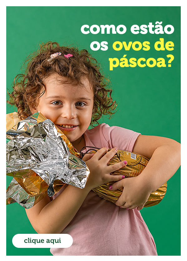 Como estão os ovos de pascoa