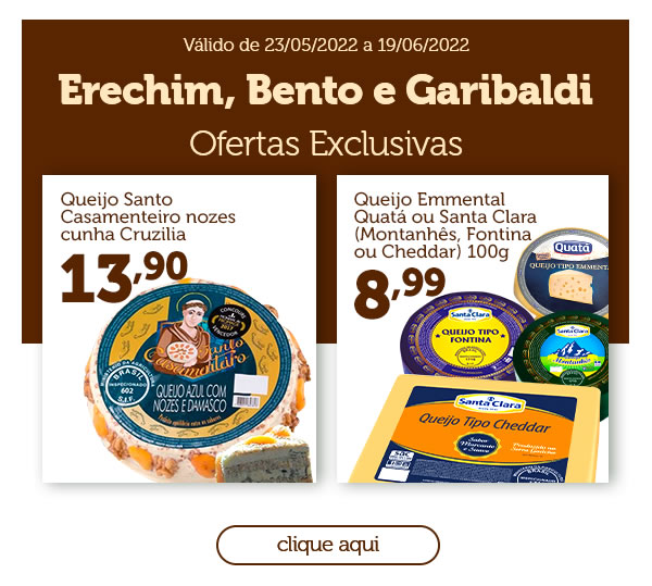Erechim, bento e Garibaldi