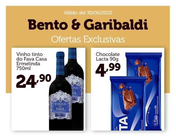 Bento e garibaldi