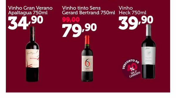 Tabloide vinhos Concordia e joa
