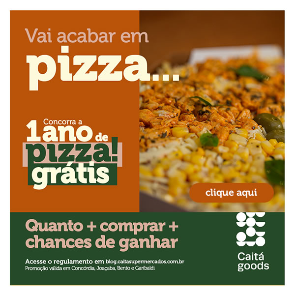 Vai acabar em pizza