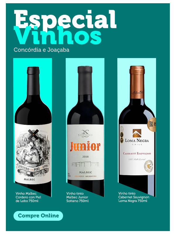 Especial vinhos concórdia e joaçaba