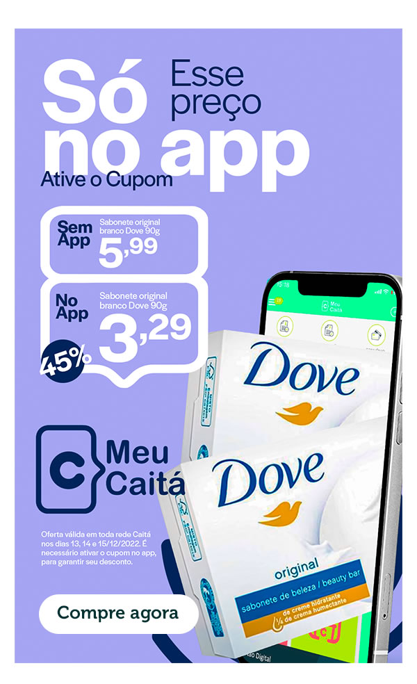 Esse preço só no app
