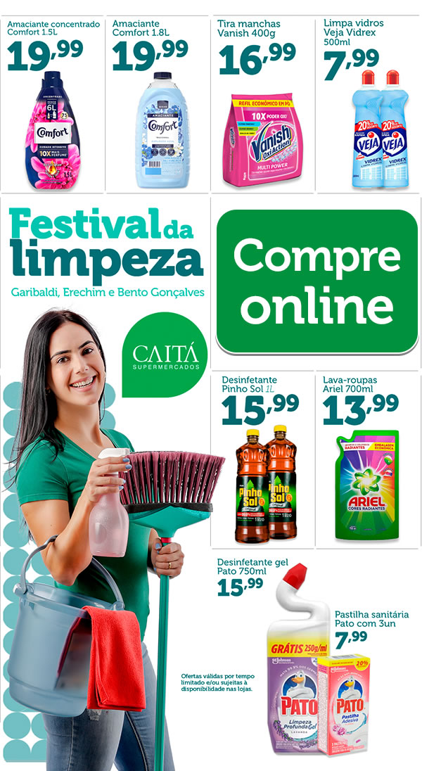 Festival da limpeza - Compre online
