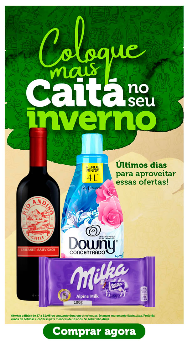 Coloque mais caitá no seu inverno
