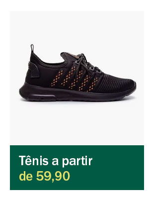 Tênis a partir de 59,90