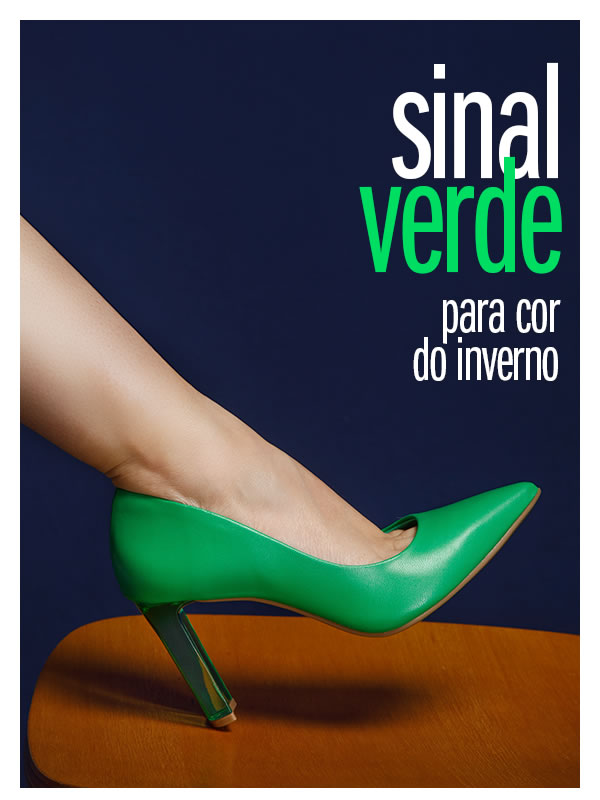 Sinal VERDE para a cor do inverno 🚦💚