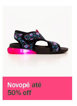novopé até 50% OFF