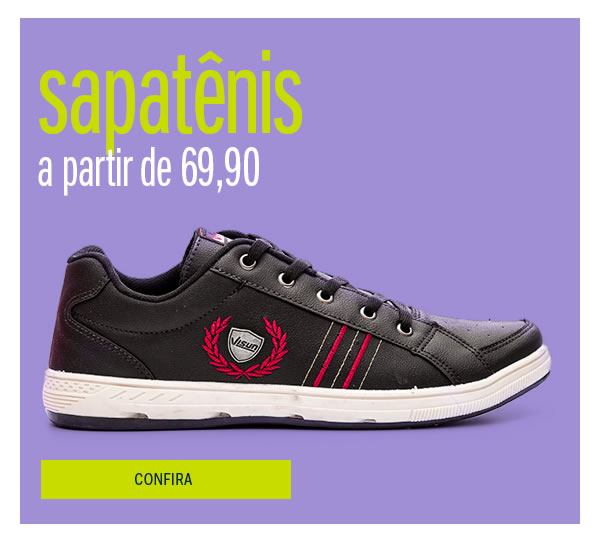 Sapatênis a partir de 69,90