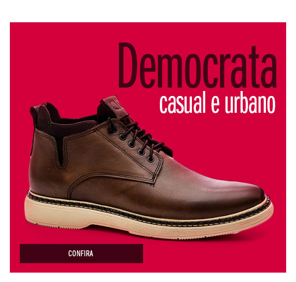 Democrata: Casual e urbano 
