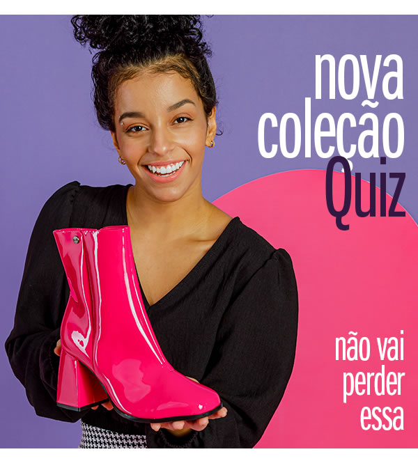 New colettion Quiz - não vai perder essa