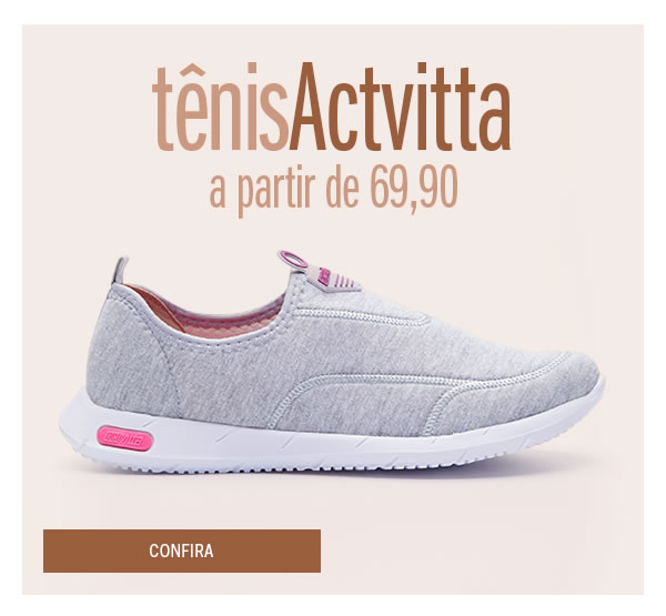 Tênis activitta a partir de 59,90

