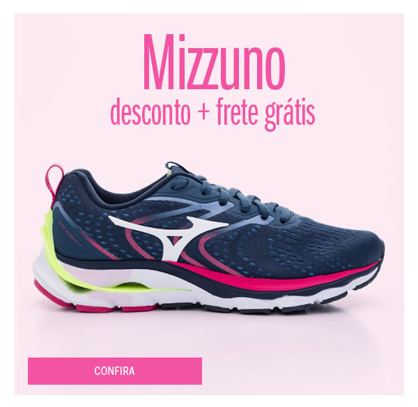 Mizuno com desconto + frete grátis