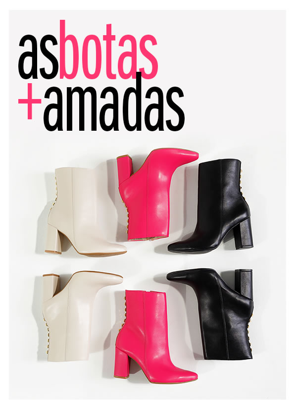 As botas que elas adoram a partir de 99,90