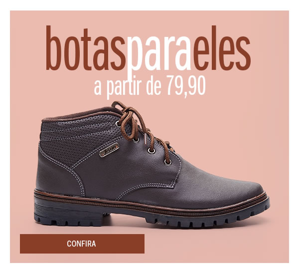 Botas para eles a partir de 79,90