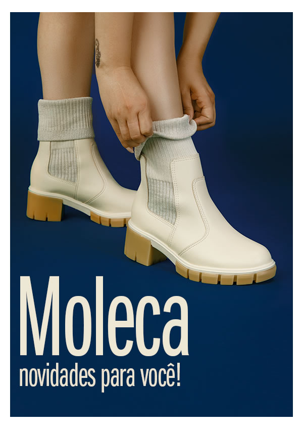 Oferta do dia - Botas moleca a partir de 99,90