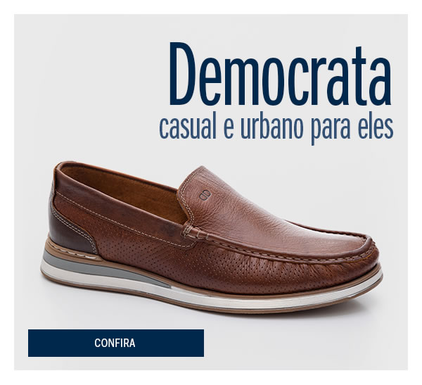 Democrata: Casual e urbano 

