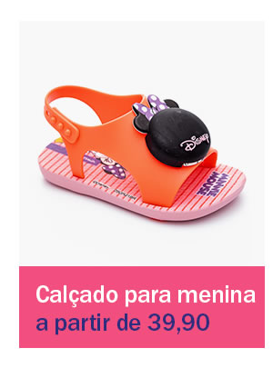 Calçado para menina a partir de 39,90