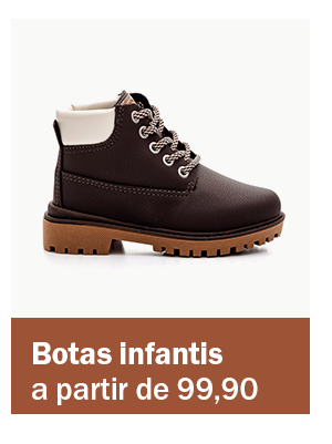 Bota infantil a partir de 99,90
