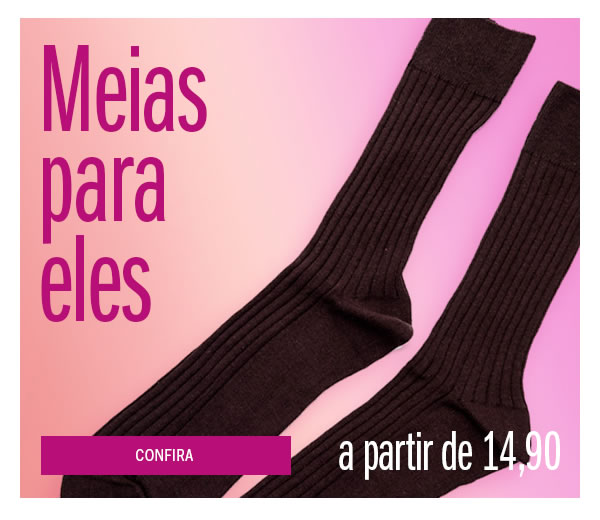 Meias para eles a partir de 14,90
