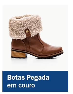 Botas em couro Pegada