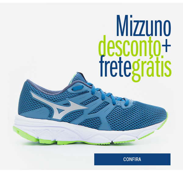 Mizuno com desconto + frete grátis*