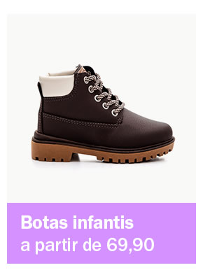 Botas infantis a partir de 69,90