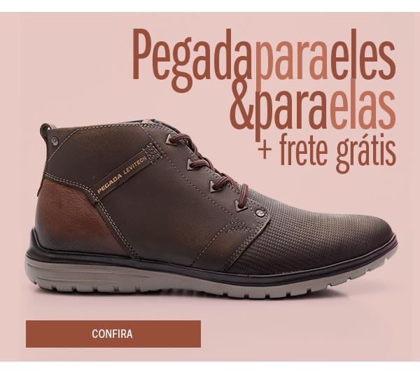 Pegada para eles e elas com frete grátis*
