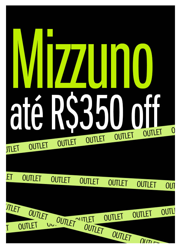 Mizuno com 300 reais de desconto é agora