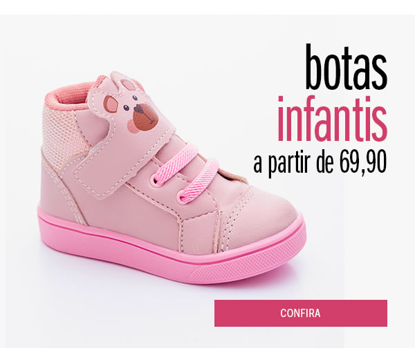 Bota infantil a partir de 69,90