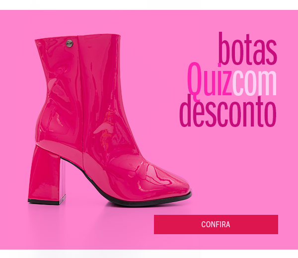 Botas quiz com desconto