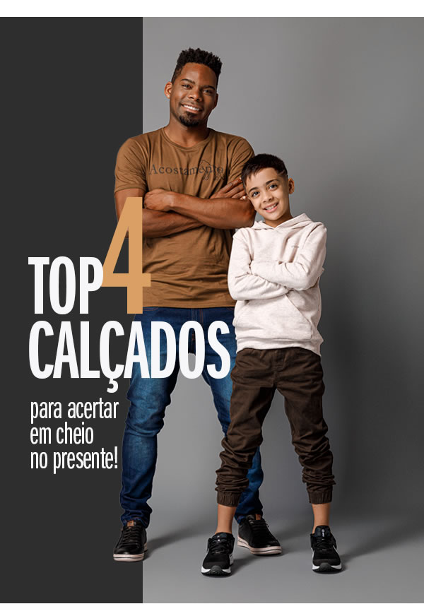 Top 4 calçados para acertar no presente do seu pai