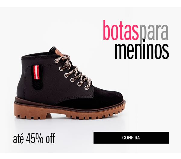 Bota Menino até 40% off