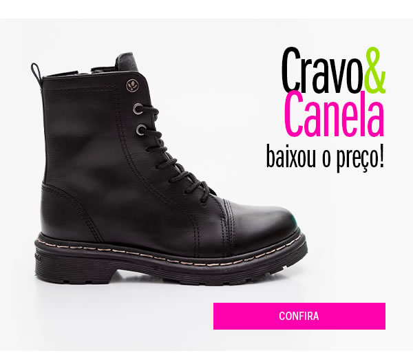 Cravo e canela baixou! 