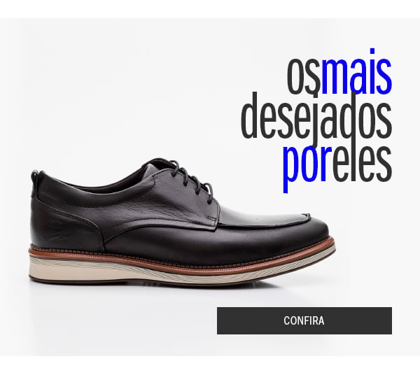 Os sapatos mais desejados pelos homens