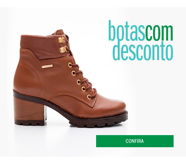 Botas com desconto!