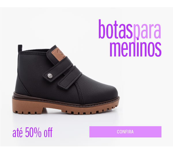 Bota Menino até 40% off