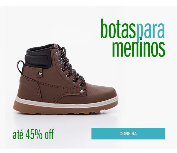 Bota Menino até 40% off