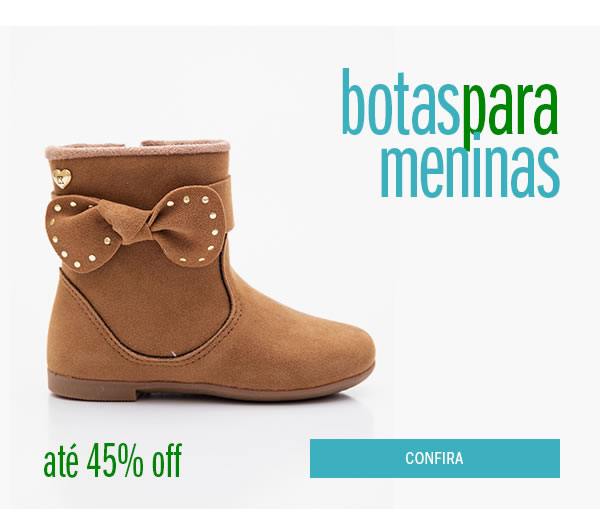 Bota Menina até 40%