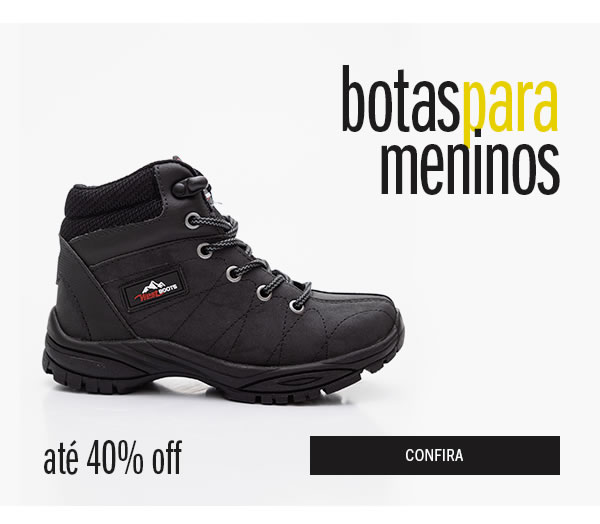 Bota Menino até 40% off