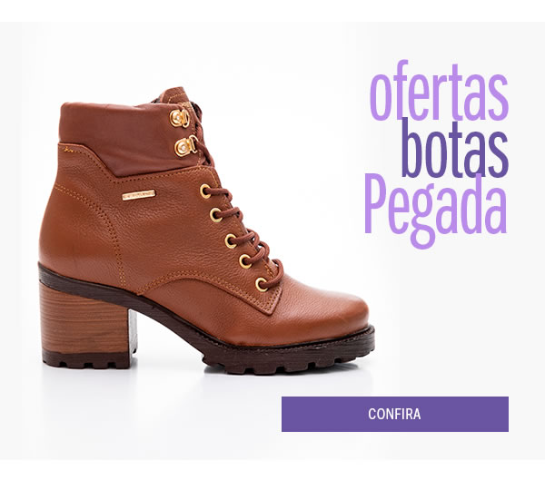 Botas Pegada com desconto! 