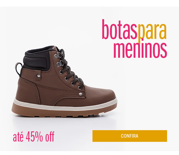 Bota Menino até 40% off
