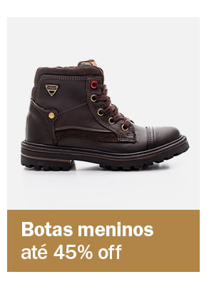 Bota Menino até 40% off