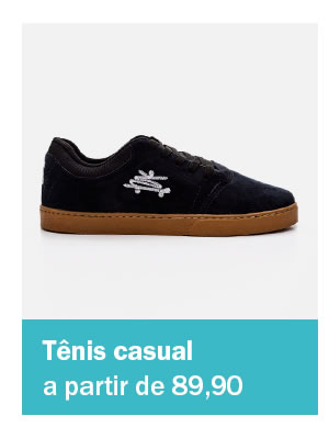 Tênis casual - a partir de 89,90 