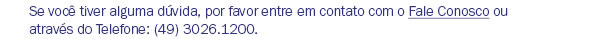 Fale conosco