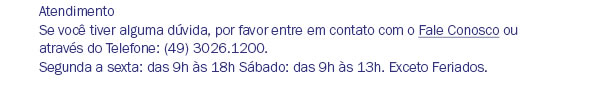 Fale conosco